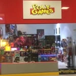 Logo marca do serviço POLY GAMES